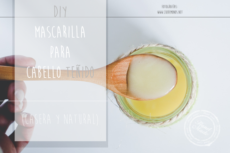 DIY Mascarilla casera para cabello teñido