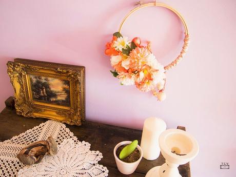 Diariodecospring, diy corona de flores multiusos