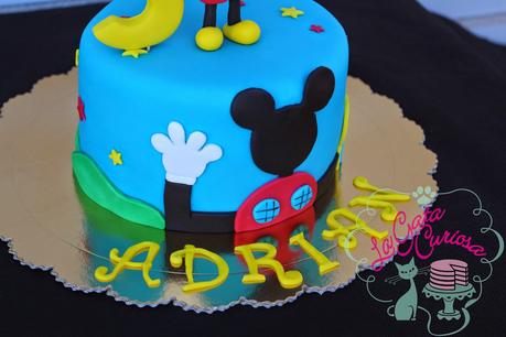 TARTA FONDANT MICKEY PARA ADRIAN