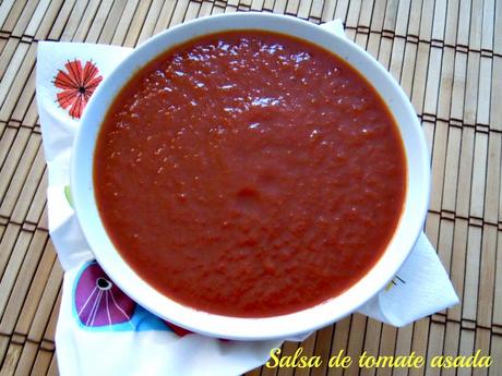 Salsa de tomate asado {Casera}