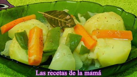 Receta ligera de verduras cocidas