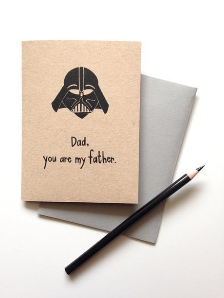 Libreta con mensaje Darth Vader para el día del Padre