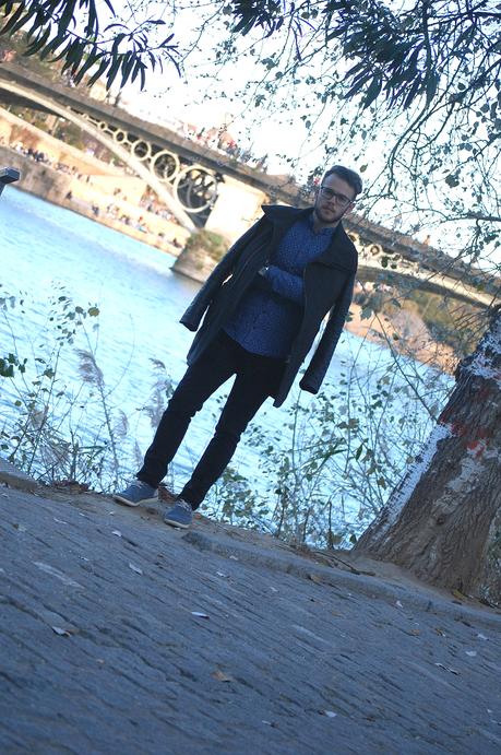 Blue and Leather