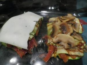 lasaña y4 Lasaña de jamón y verduras
