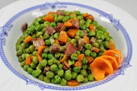 Guisantes con jamón en su jugo olla GM