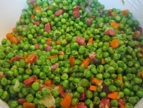 Guisantes con jamón en su jugo olla GM