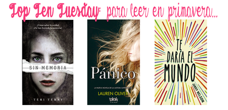 Top Ten Tuesday (60): Libros que quiero leer esta primavera
