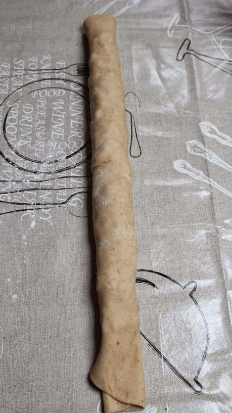 Trenza semi integral de pasas y nueces