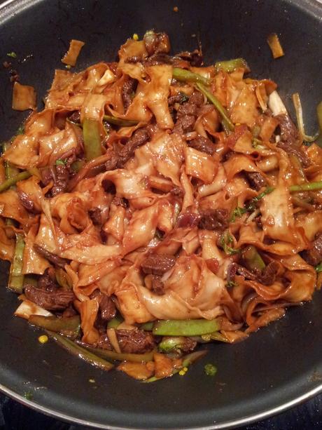 UDON CON TERNERA Y SALSA HOISIN (Cena#77)