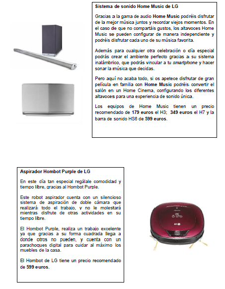 Felicita a papá con tecnología LG