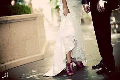 Agradecido barato emergencia Zapatos para novias… en color morado - Paperblog