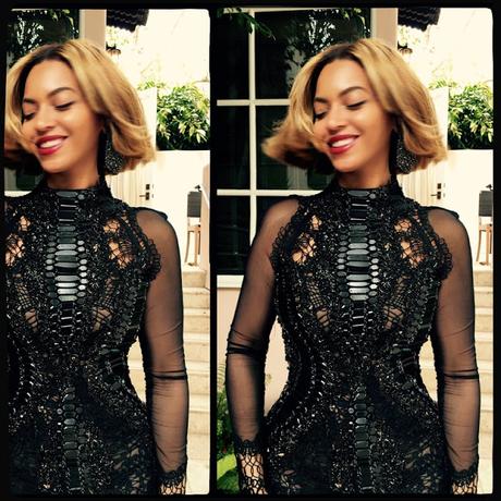 Beyonce luce nuevo peinado y Tom Ford en estas recientes imágenes