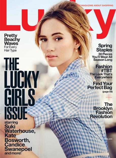 Suki Waterhouse portada de Lucky Magazine