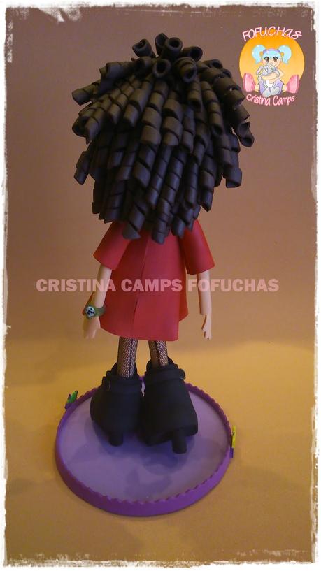 FOFUCHA CON VESTIDO ROJO