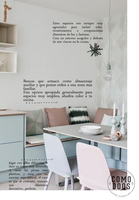 Una mesa perfecta para la cocina