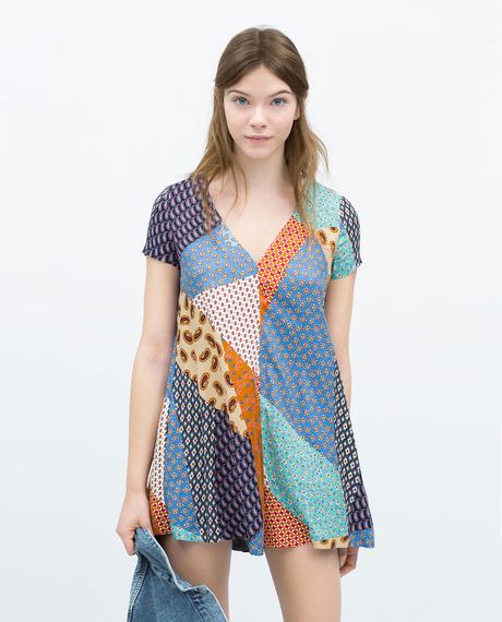 Imagen 1 de MONO ESTAMPADO PATCHWORK de Zara