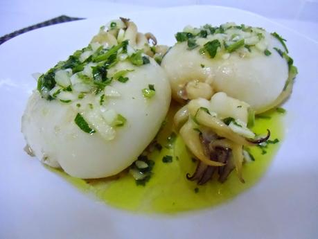 Choco a la plancha en salsa verde