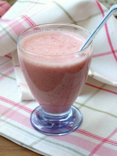 batido de fresas