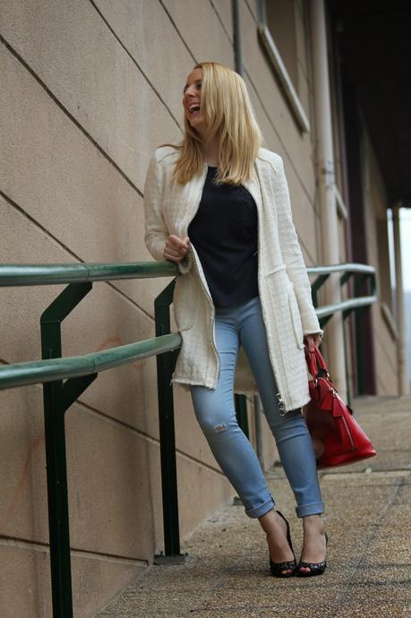 Jeans and heals
