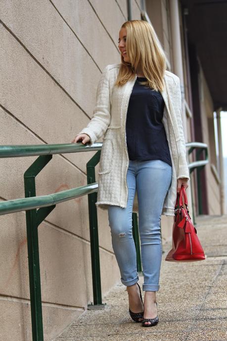 Jeans and heals