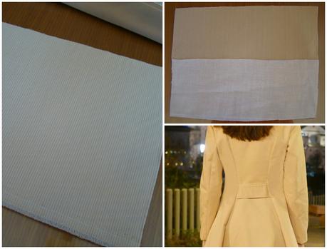 Colocada en la espalda la marca de forma muy bonita