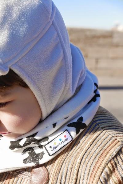 Bufandas polares y trencas para el invierno en Colours for baby