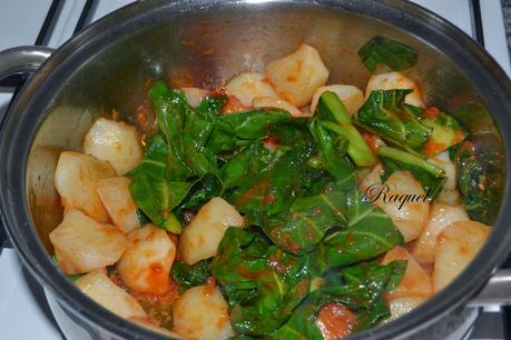 Arroz con Espinacas