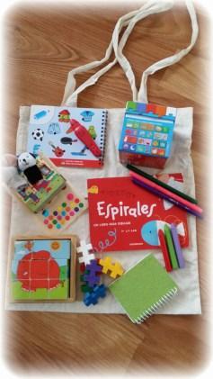 No olvides la bolsa creativa en casa. bolsa creativa