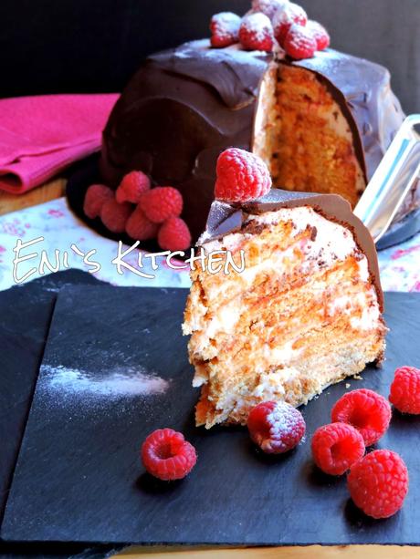 ¡Tarta de galletas en forma de semiesfera!