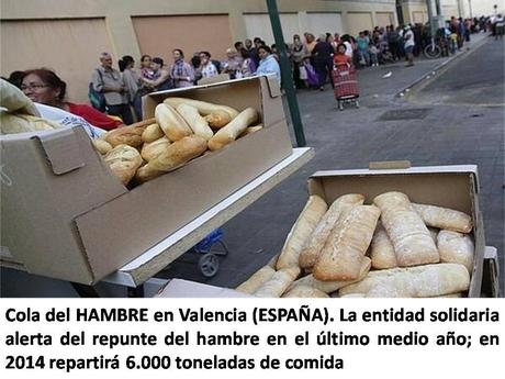 Más fotos de la “Tierra hostil” en España y sus colas del hambre, que la prensa del capital no quiere que veas