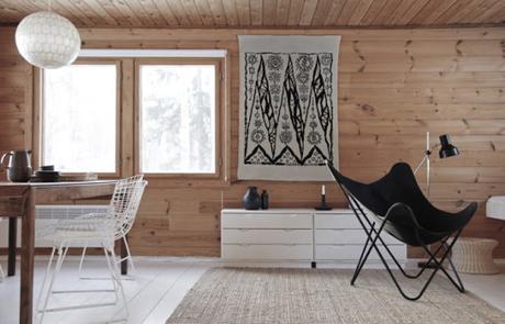 estilo nórdico escandinavo estilo nordico casa rural distribución diáfana decoración con madera casas finlandesas casas de vacaciones nórdicas casas de campo nórdicas Casa de madera blog decoración interiores nórdicos 