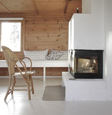 estilo nórdico escandinavo estilo nordico casa rural distribución diáfana decoración con madera casas finlandesas casas de vacaciones nórdicas casas de campo nórdicas Casa de madera blog decoración interiores nórdicos 