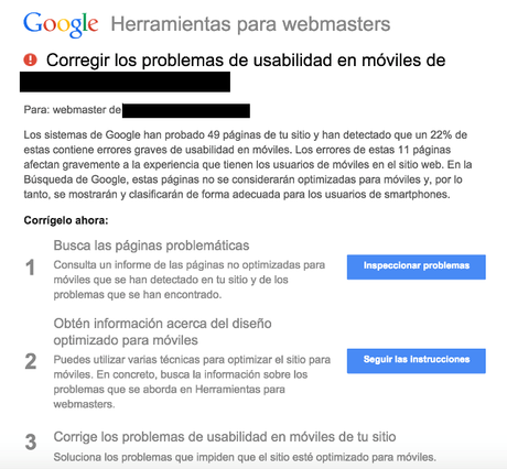 Google penaliza a los sitios web no adaptados a dispositivos moviles