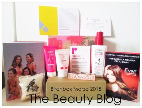 Birchbox Marzo 2015 The Little Things + CÓDIGOS CAJA BIRCHBOX MARZO