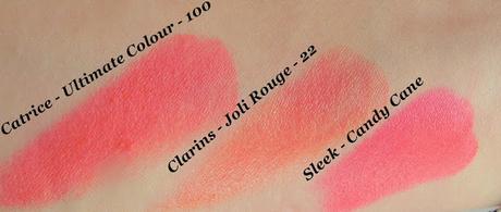 Labios de primavera: Tonos y swatches