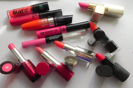 Labios de primavera: Tonos y swatches