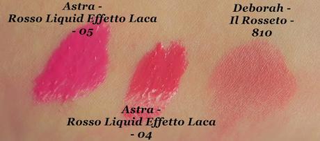 Labios de primavera: Tonos y swatches