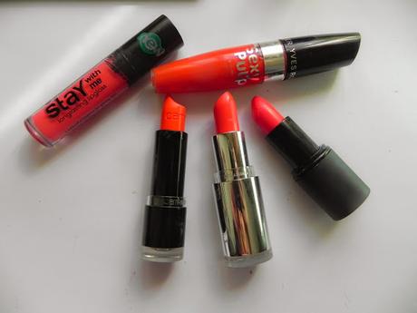 Labios de primavera: Tonos y swatches