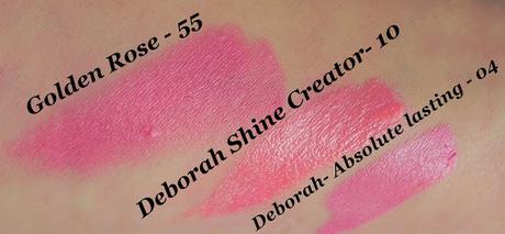 Labios de primavera: Tonos y swatches