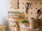 Orden diseño sobre panel perforado