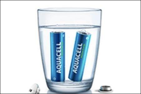 Agua y sal para cargar el celular