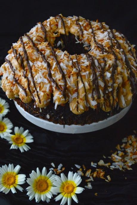 Marbled Samoa Bundt Cake #BundtBakers