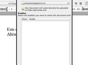 Documentos colaborativos Abiword