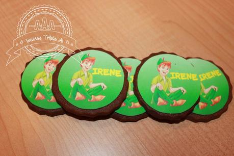 Galletas de Peter Pan decoradas con Papel de Azúcar. Tutorial