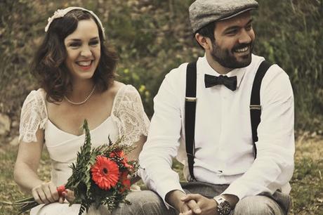 MARTA & THOMAS : UNA BODA HANDAMADE VINTAGE