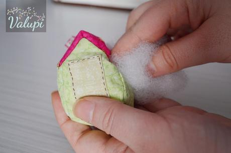 DIY - Casita alfiletero de tela