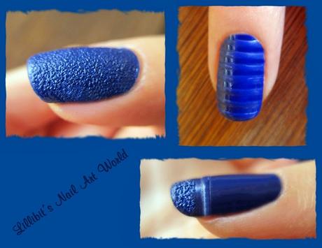 Azul brillo-mate-arena