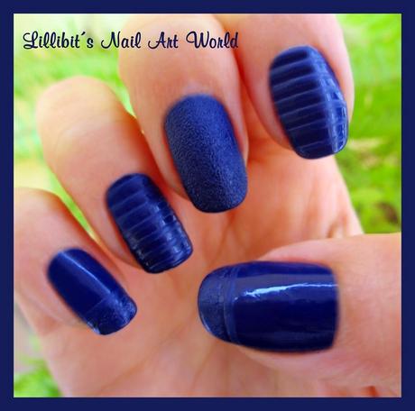 Azul brillo-mate-arena