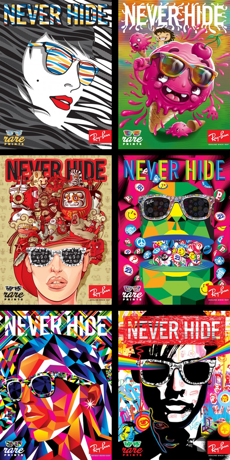 ray ban never hide rare prints