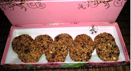 GALLETAS DE MUESLIS, PLÁTANO Y CHOCOLATE